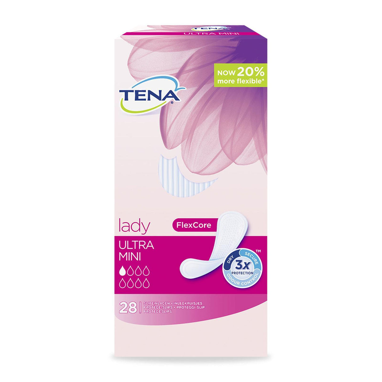 TENA Lady Discreet Ultra Mini Slipeinlagen 28 Stück