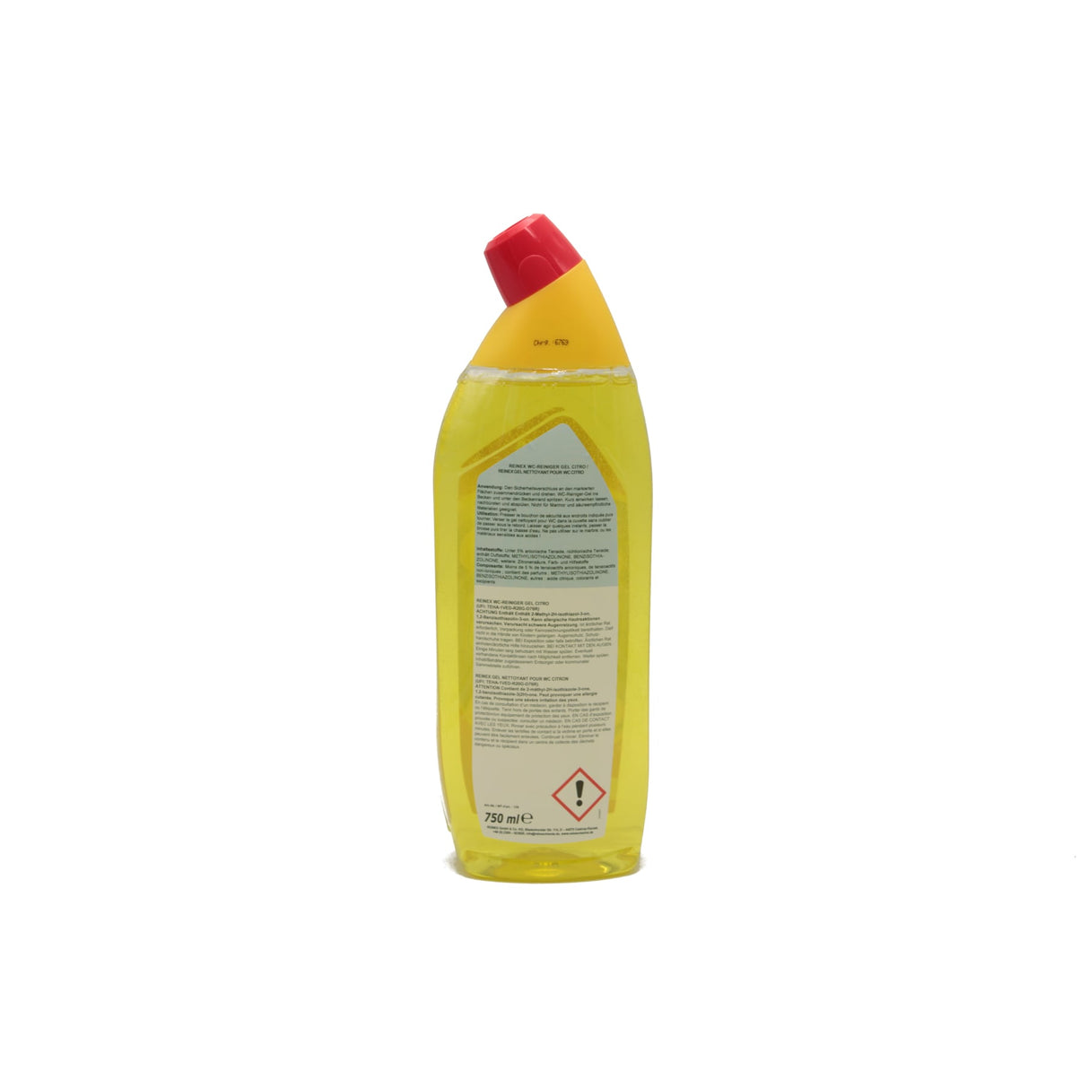 Reinex WC-Reiniger-Gel Citro – löst hartnäckige Verschmutzungen mit langanhaltendem Citrusduft – Ansicht 2