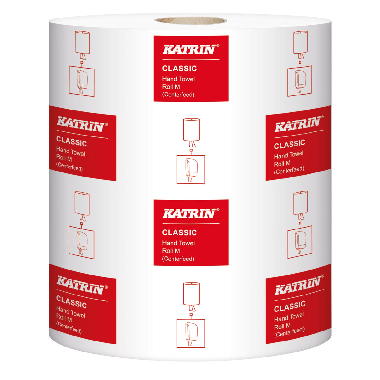 KATRIN Centerfeed Handtuch-Mehrzweckrolle M 500, 150m