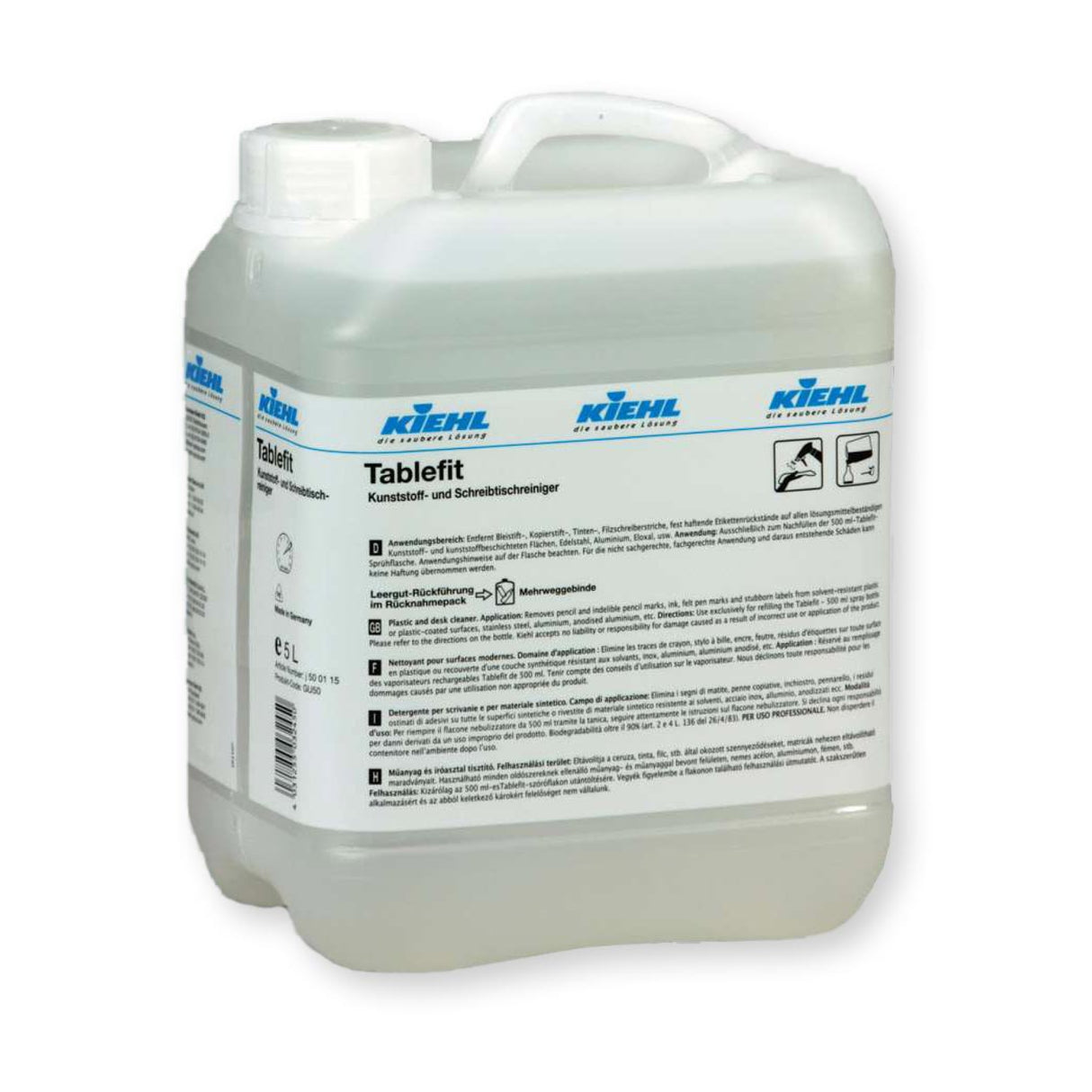 Kiehl Tablefit gebrauchsfertiger Reiniger – 5 Liter Kanister
