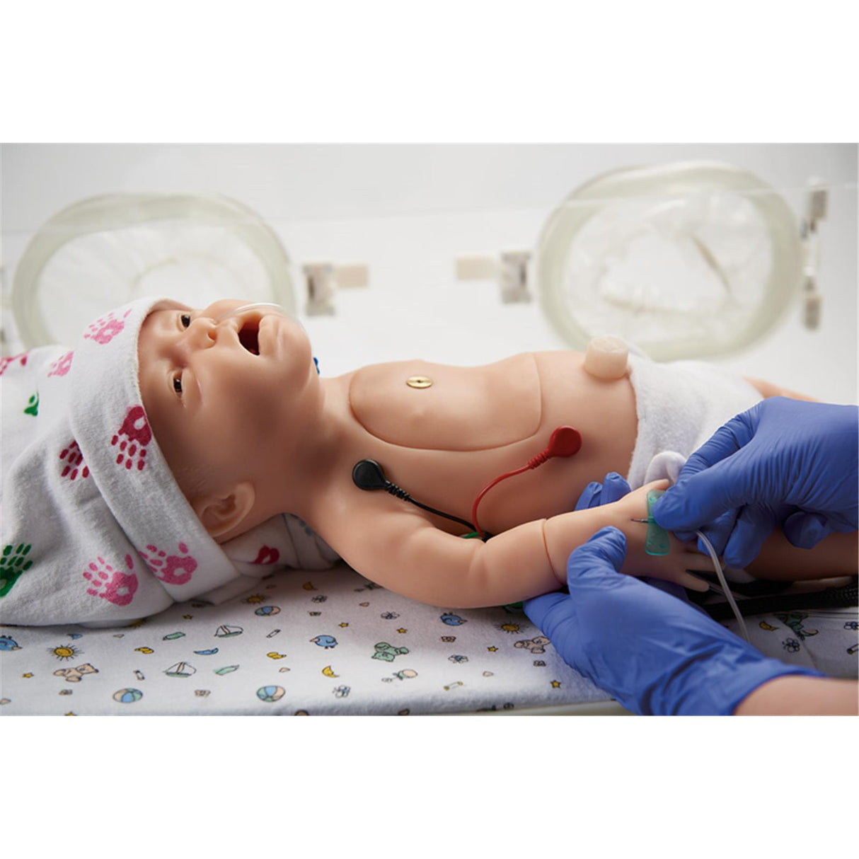 Erler-Zimmer Baby C.H.A.R.L.I.E. Simulator Modell zur neonatalen Wiederbelebung ohne EKG
