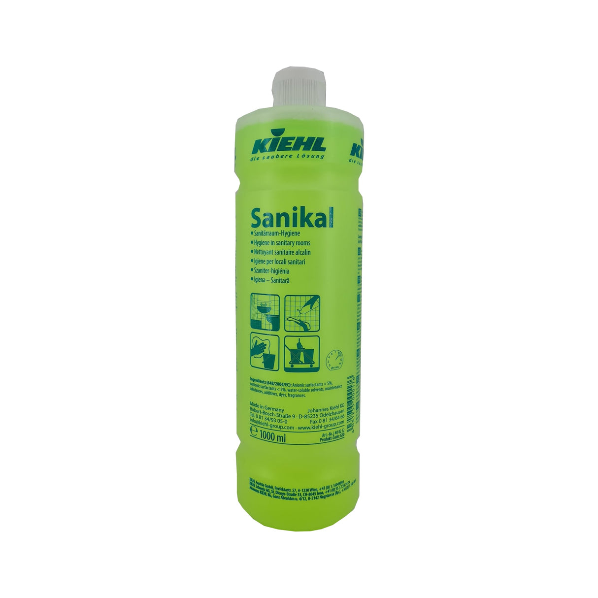 Kiehl Sanikal Sanitärreiniger – 1 Liter Flasche