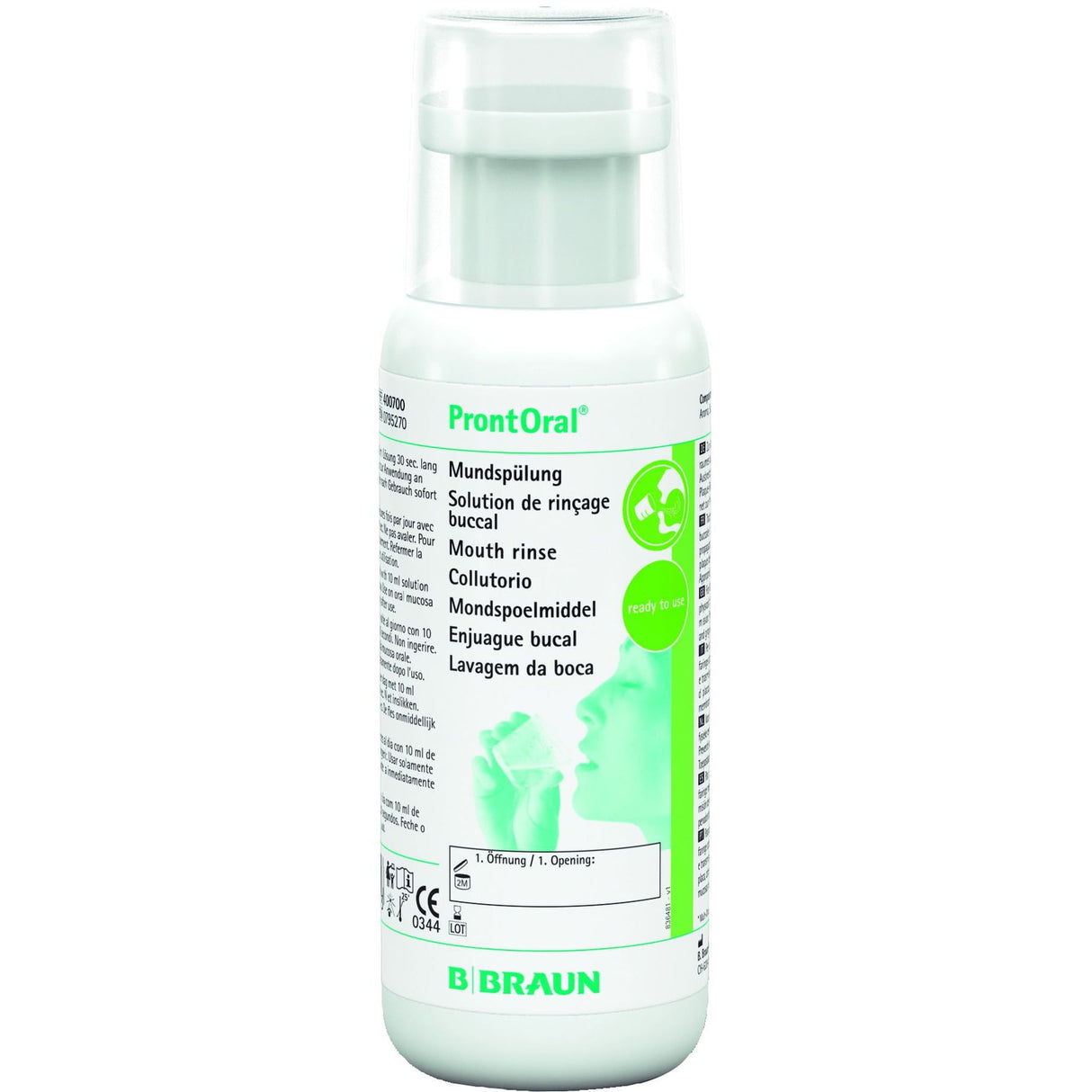 B. Braun ProntOral Mundspülung, alkoholfrei, mit Pfefferminz-Geschmack