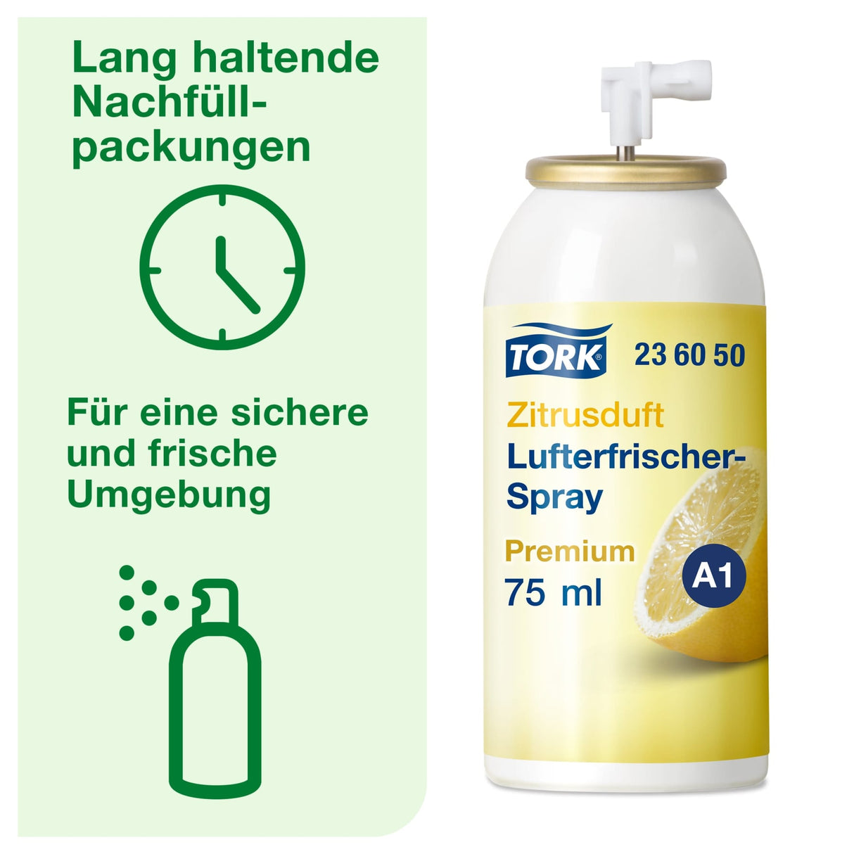 Tork Lufterfrischer Spray, langanhaltend und flexibel einstellbar, A1 – Ansicht 20