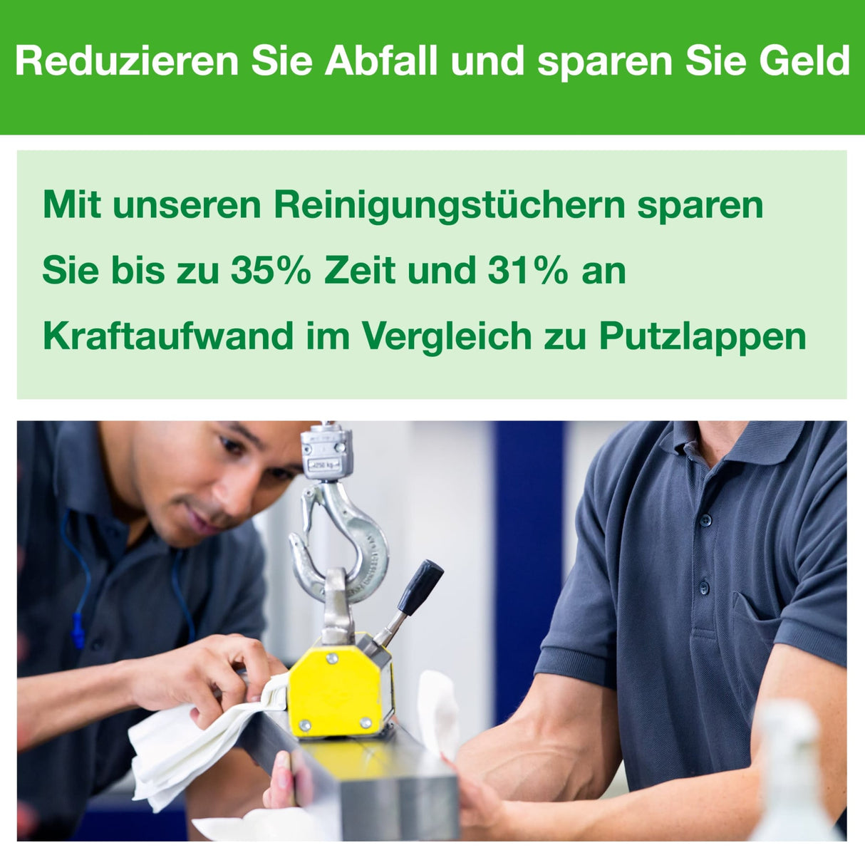 Tork Extra Starke Reinigungstücher W1/W2/W3, 1-lagig, blau, strapazierfähig – Ansicht 6