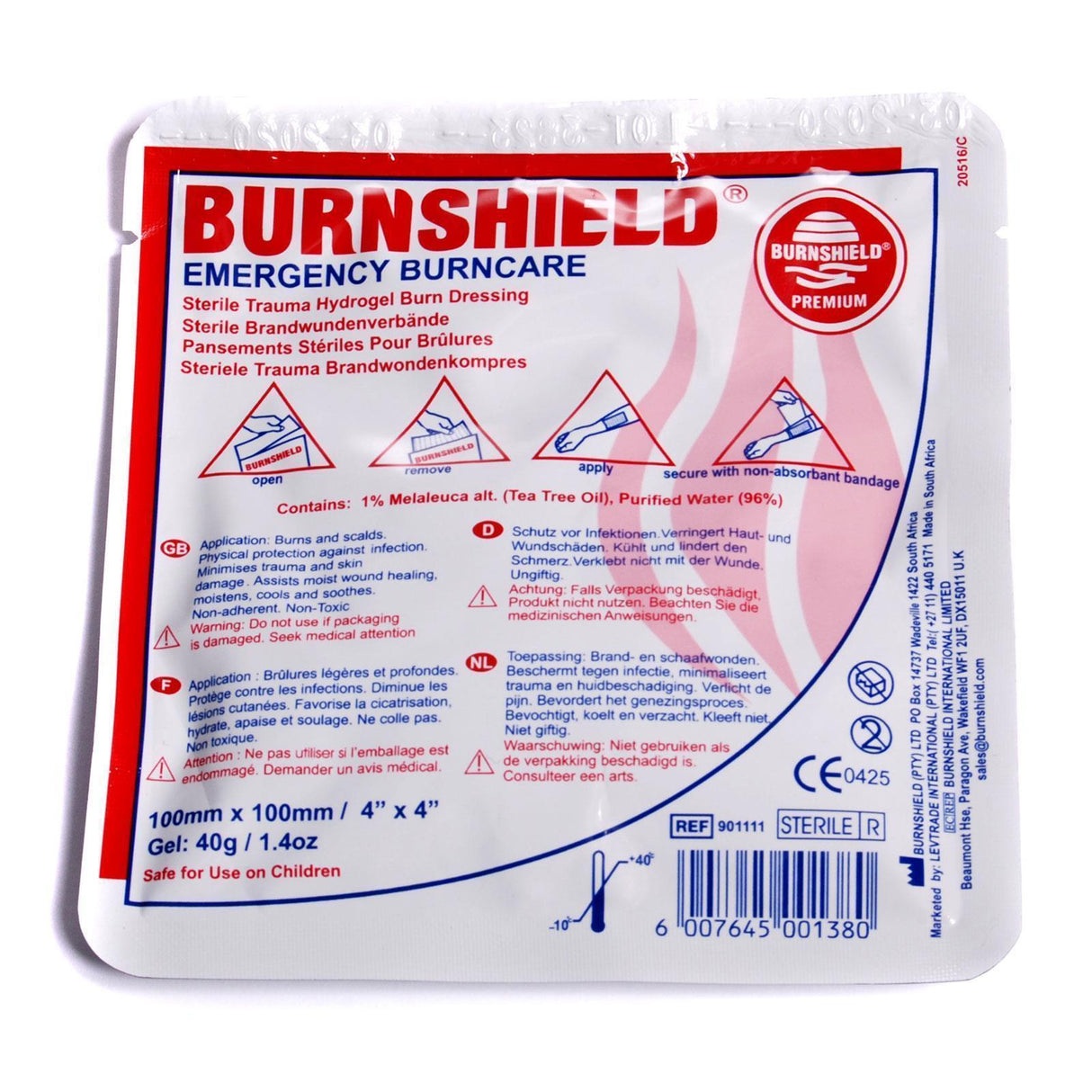 Burnshield Hydrogelverband 10 cm x 10 cm