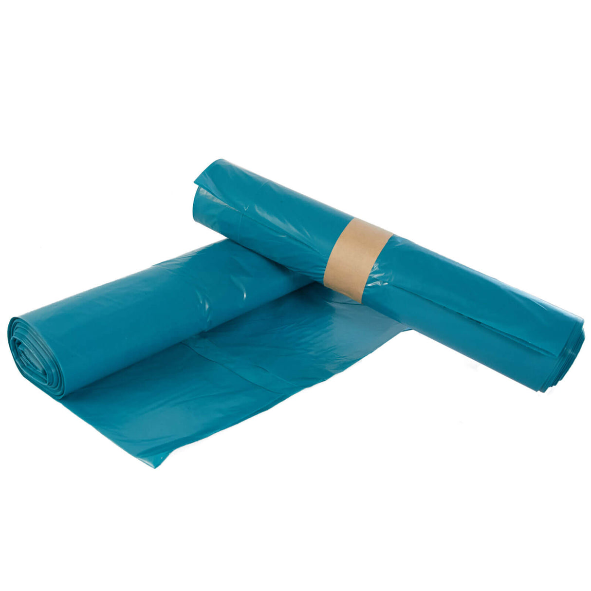 Praxy Müllsäcke LDPE 120 Liter 700 x 1100 mm blau Standard, 25 Stück pro Rolle
