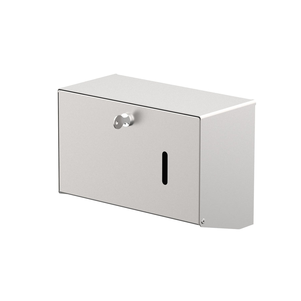 CWS Universal 250 Faltpapierhandtuchspender, mit Sichtschlitz – Ansicht 3