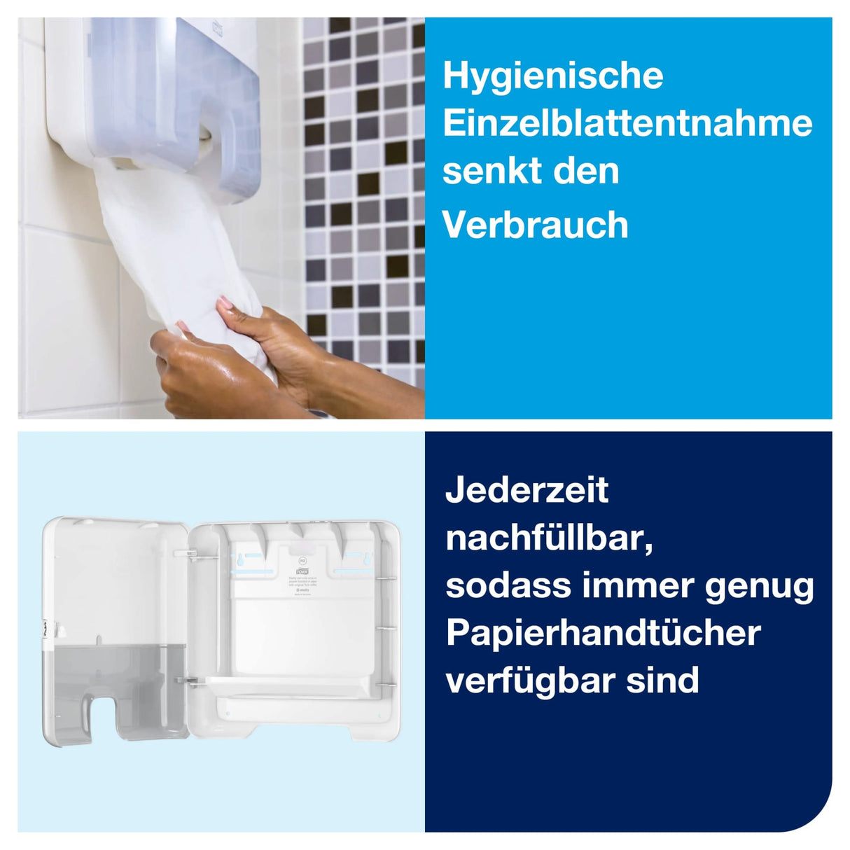 Tork Xpress Mini Handtuchspender, extra schmal, H2 – Ansicht 4