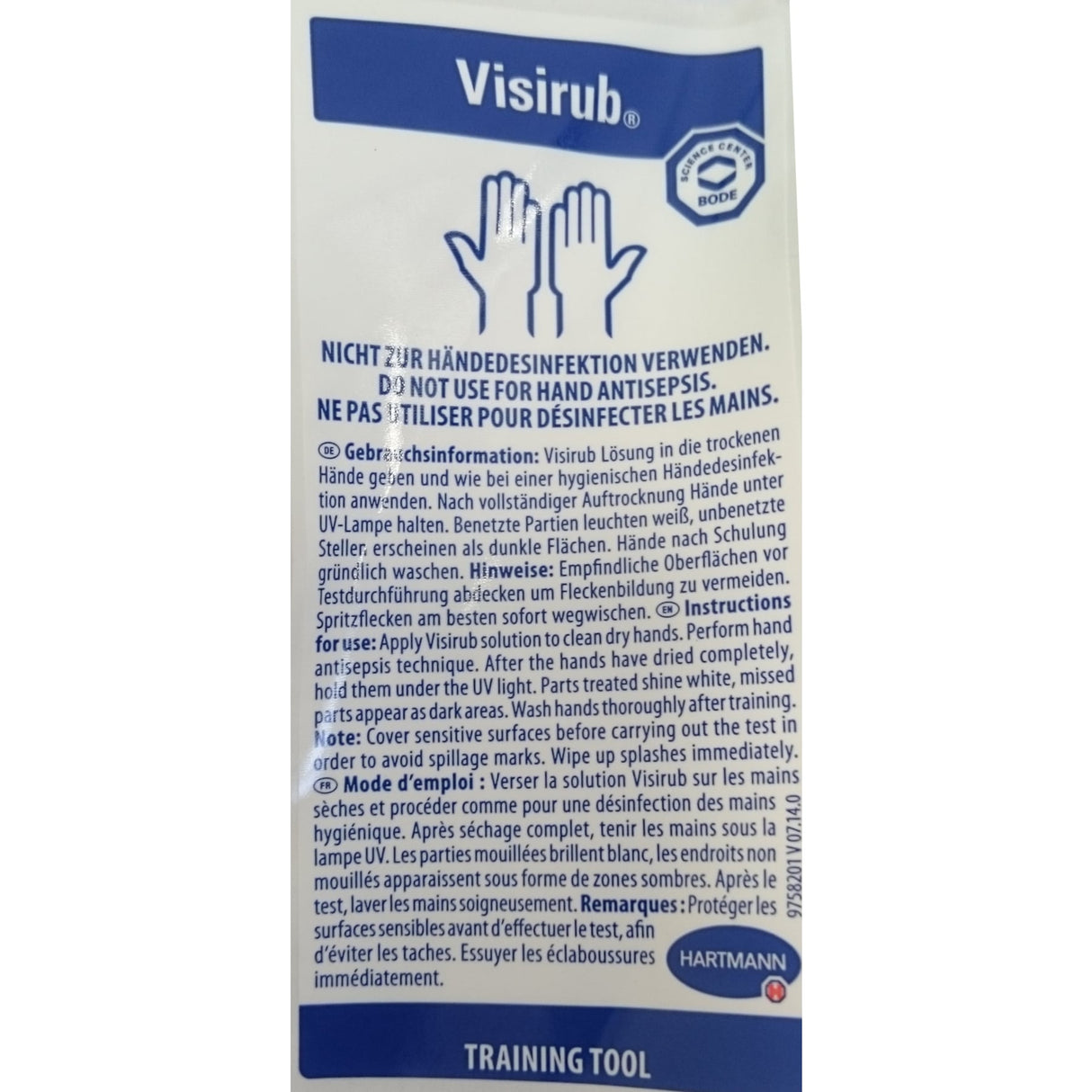 Bode Visirub Testkonzentrat – Ansicht 2