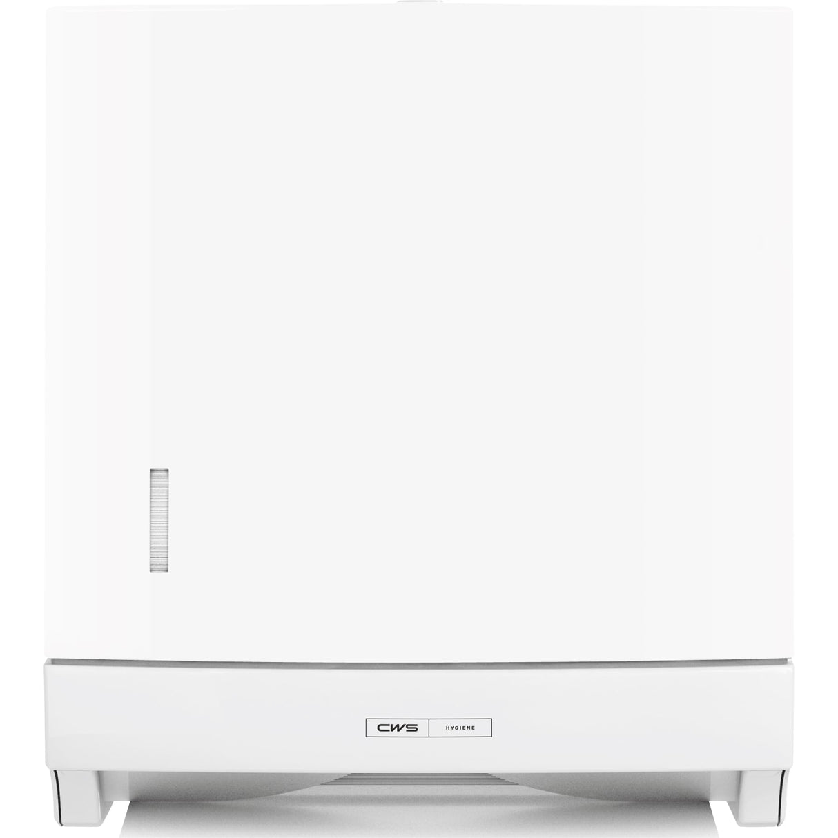 CWS Paradise Paper Slim Faltpapierspender für 300 Blatt, mit Sichtschlitz und Druckknopf
