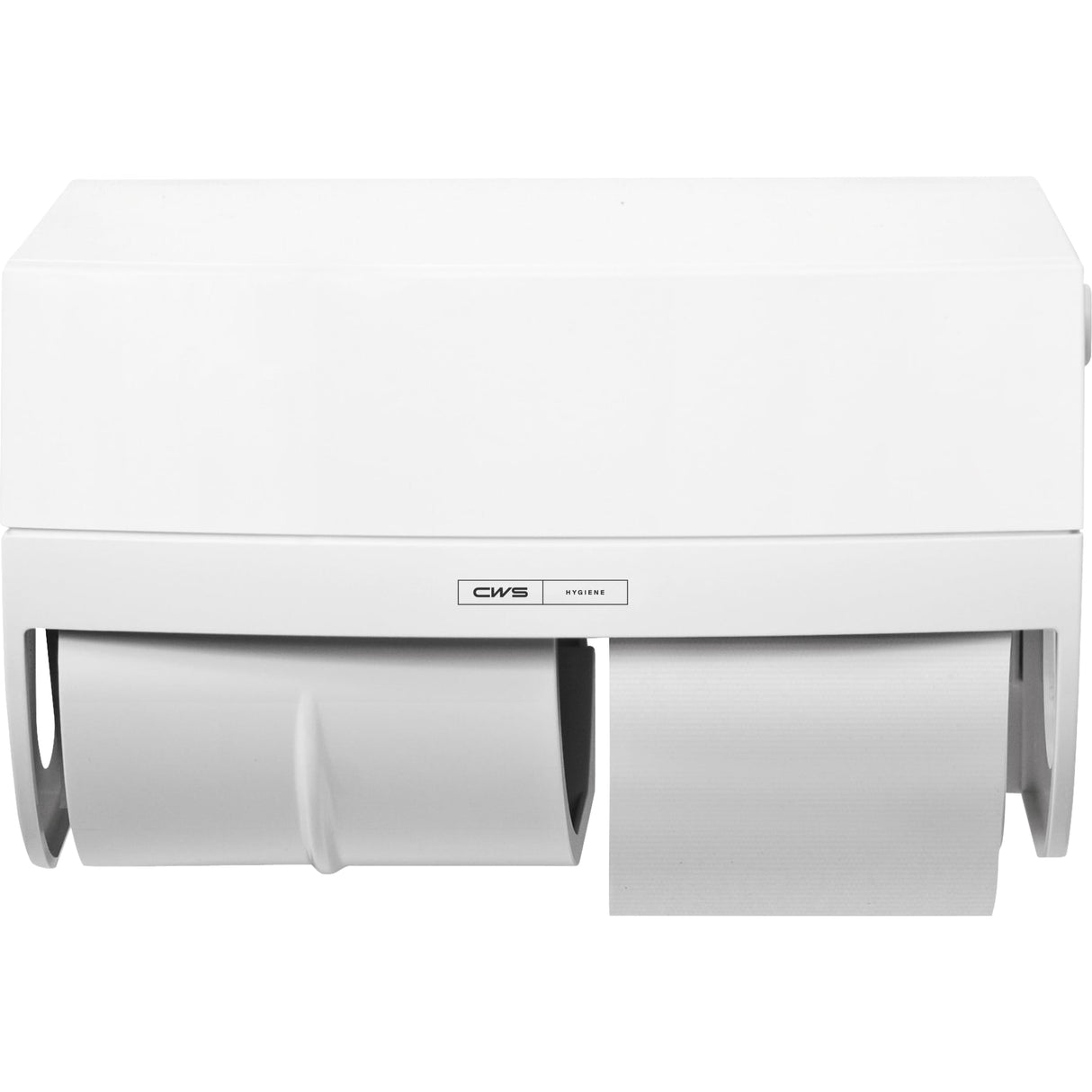 CWS Paradise Toiletpaper Toilettenpapierspender für 2 Rollen, mit Panel und Reservefunktion