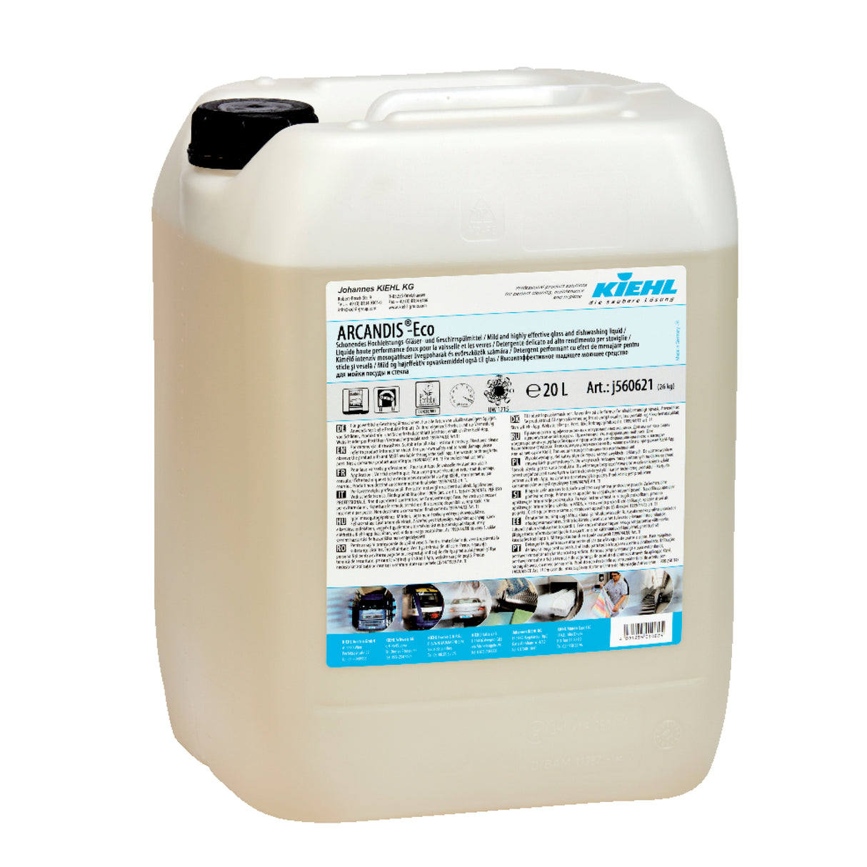 Kiehl ARCANDIS-Eco Gläser- und Geschirrspülmittel – 1 Kanister à 20 Liter