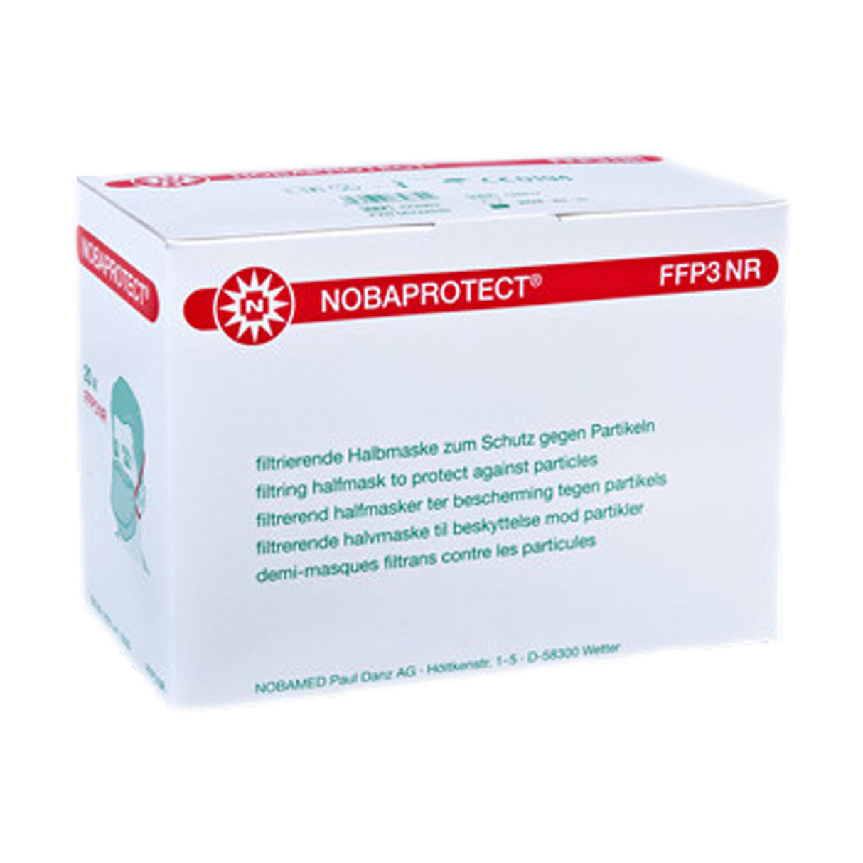 NOBA Nobaprotect® Schutzmaske 20 Stück FFP 3