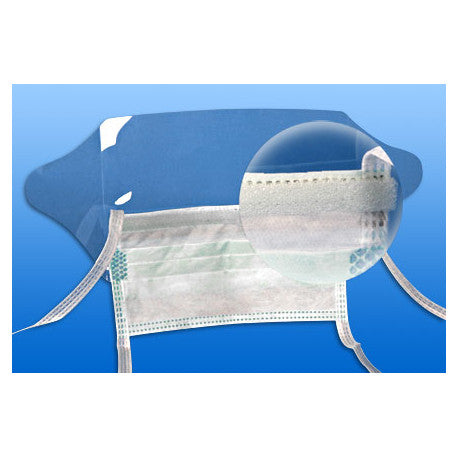 Noba Op-Maske grün mit Visier 50 Sück