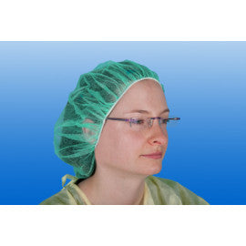 Noba Haube Spinnvlies grün 100 Stück
