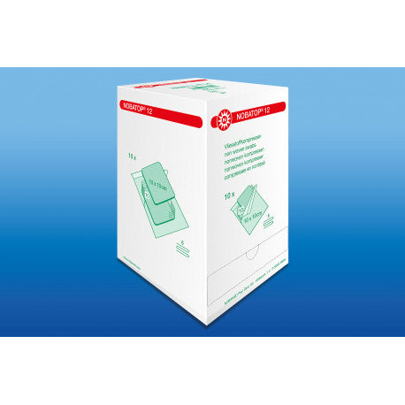 Noba Nobatop 12 Vliesstoffkompresssen steril 10 x 10 Stück 10 x 10 cm