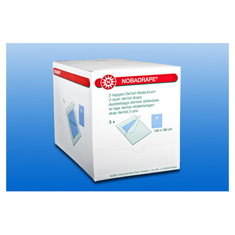 Noba Nobadrape® Dentaltuch 2-lagig 5 Stück 150 x 180 cm