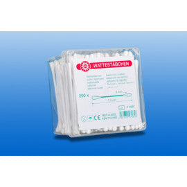 Noba Wattestäbchen zweiseitig großer Sicherheitskopf 72 Stück