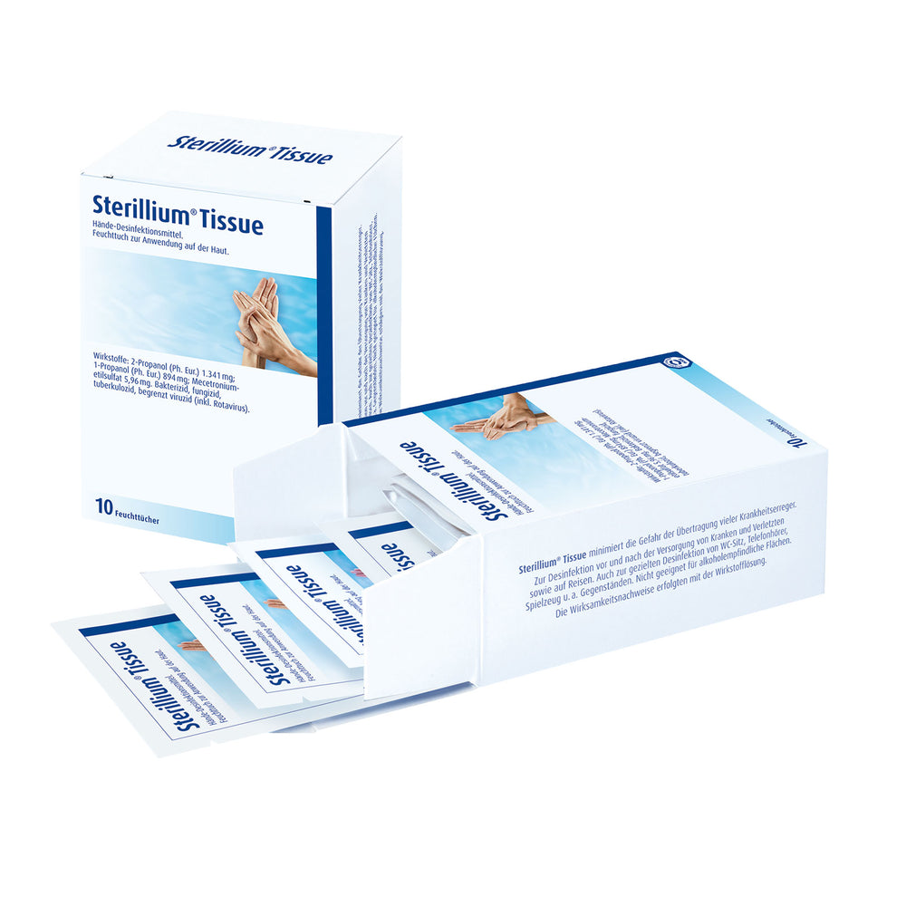 Bode Sterillium Tissue Hände Desinfektionstücher 10 Stück