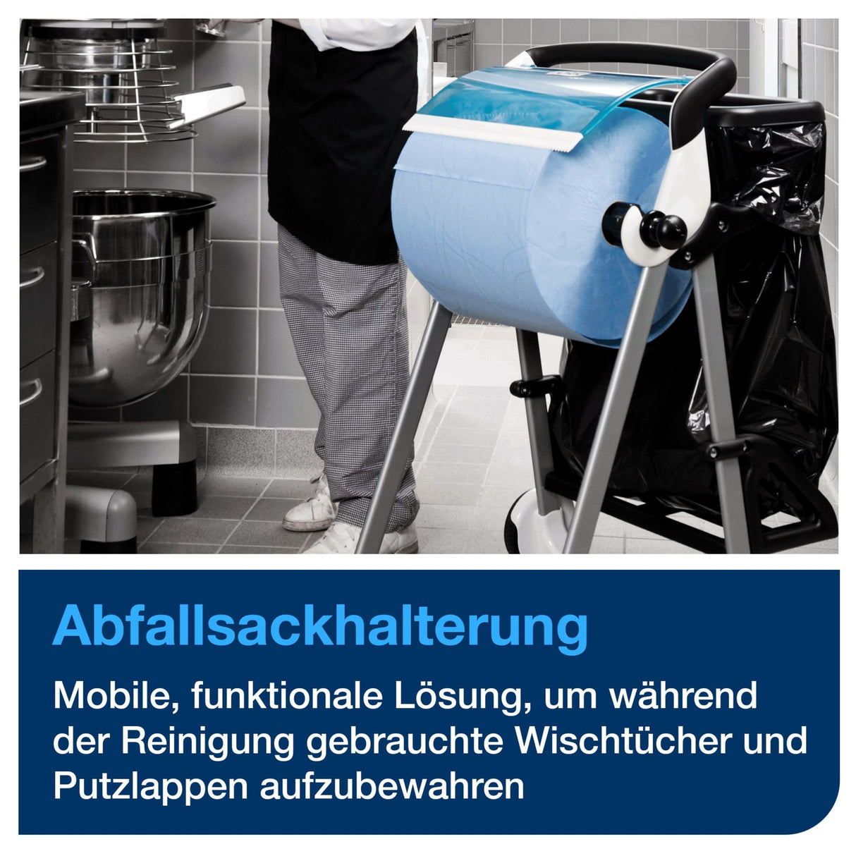 Tork Performance Abfallsackhalterung für Bodenständer W1 – Ansicht 2