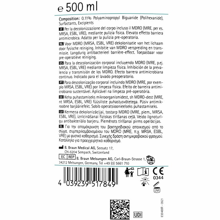 B. Braun Prontoderm MRSA Kit, kompaktes Reinigungsset – Ansicht 7