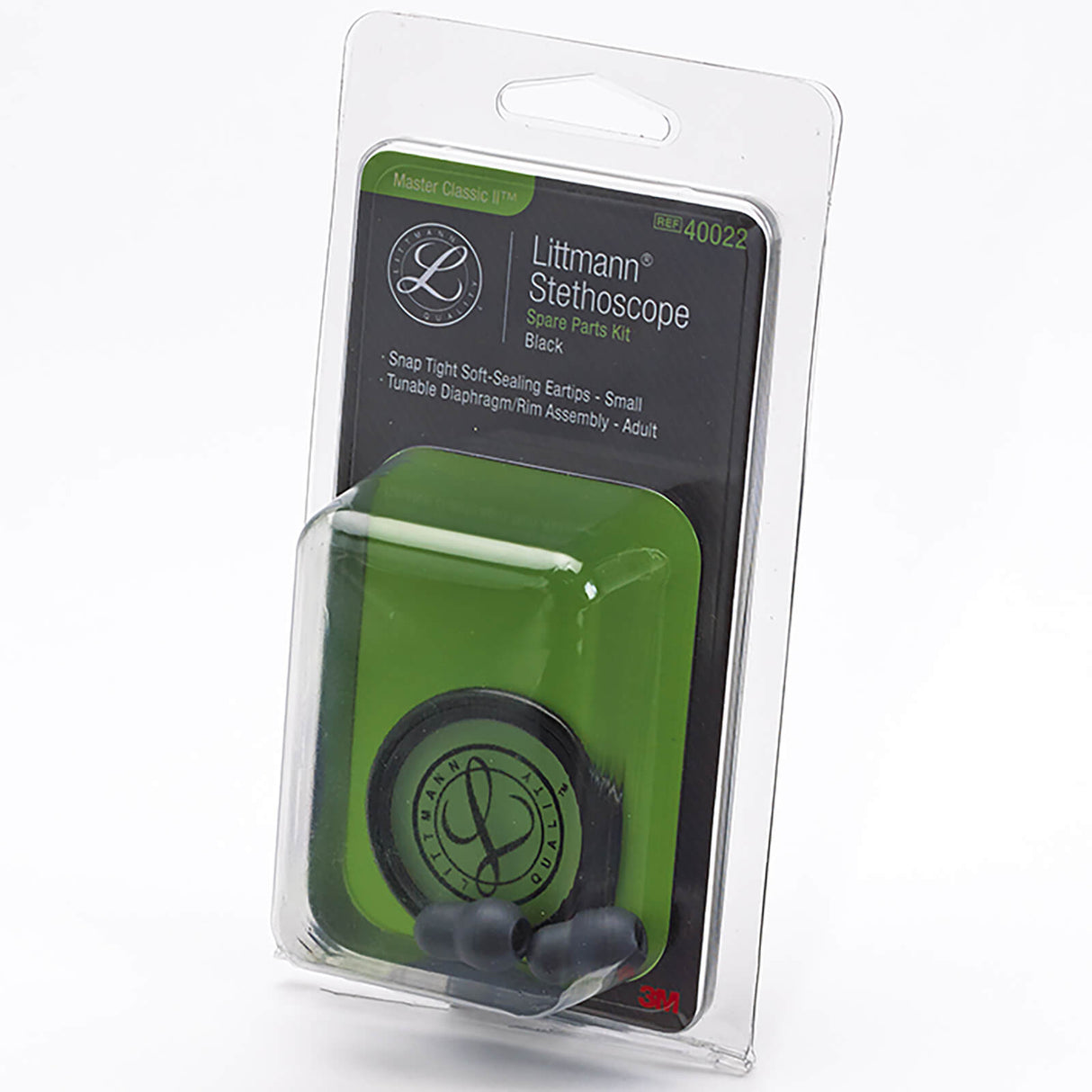 3M Littmann Ersatzteil-Set schwarz, für Master Classic II und Select Stethoskop