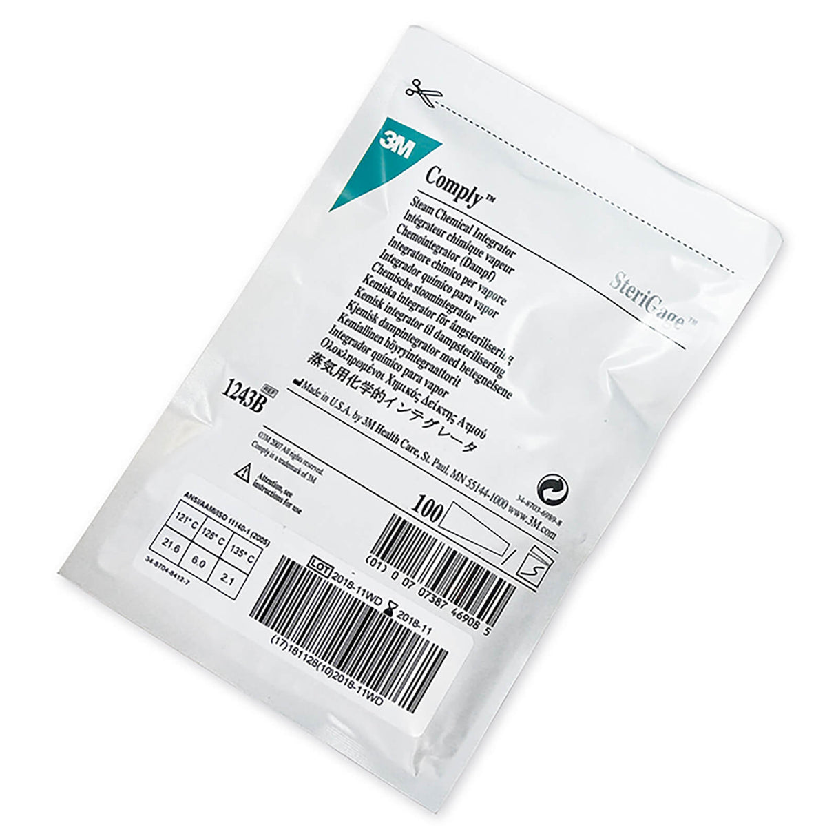 3M Comply (SteriGage) Chemointegratoren Dampf (100 Stck.)