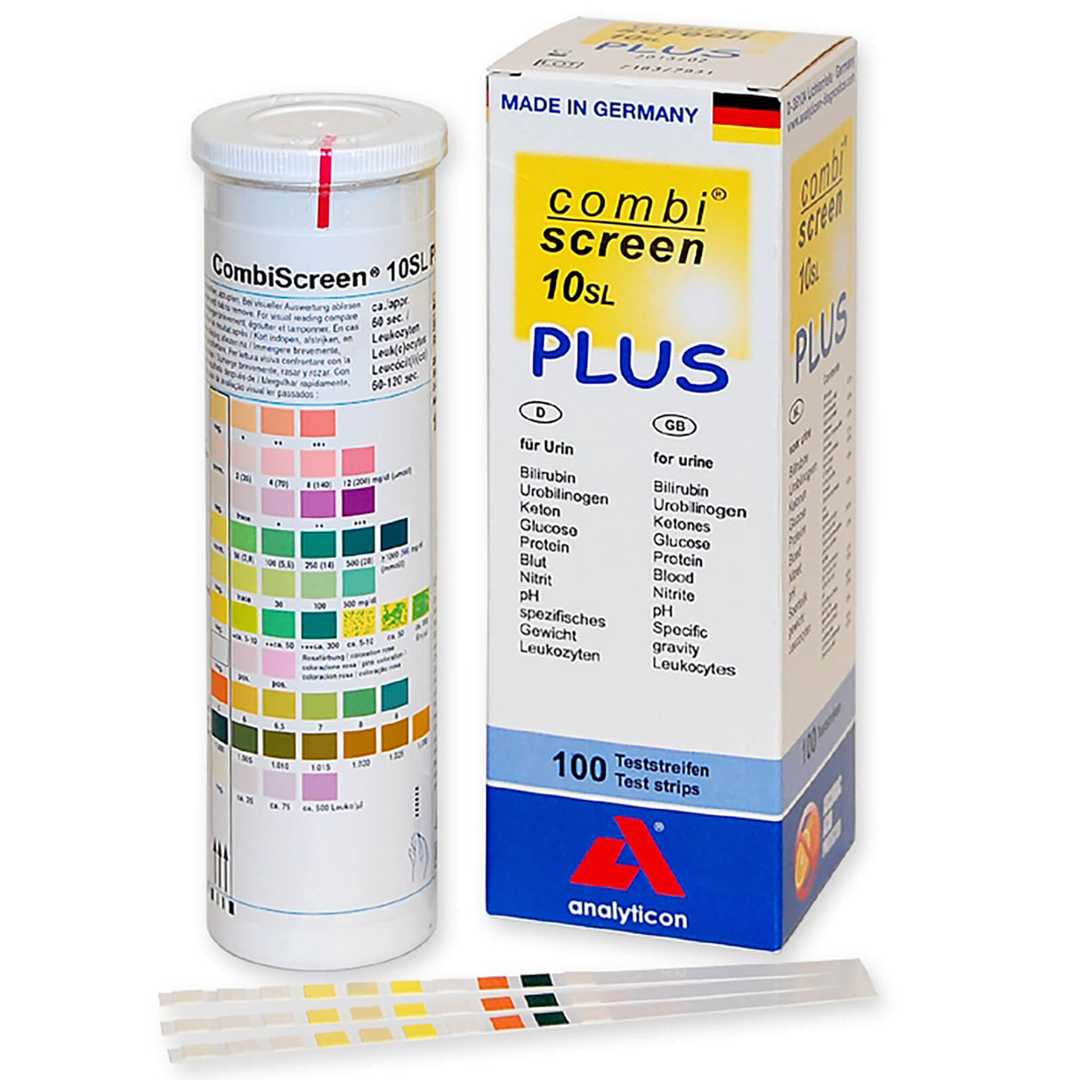 Analyticon CombiScreen 10 SL PLUS Harnteststreifen (100 T.)
