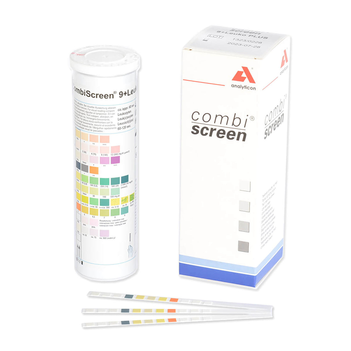 Analyticon CombiScreen 9 + L PLUS Harnteststreifen