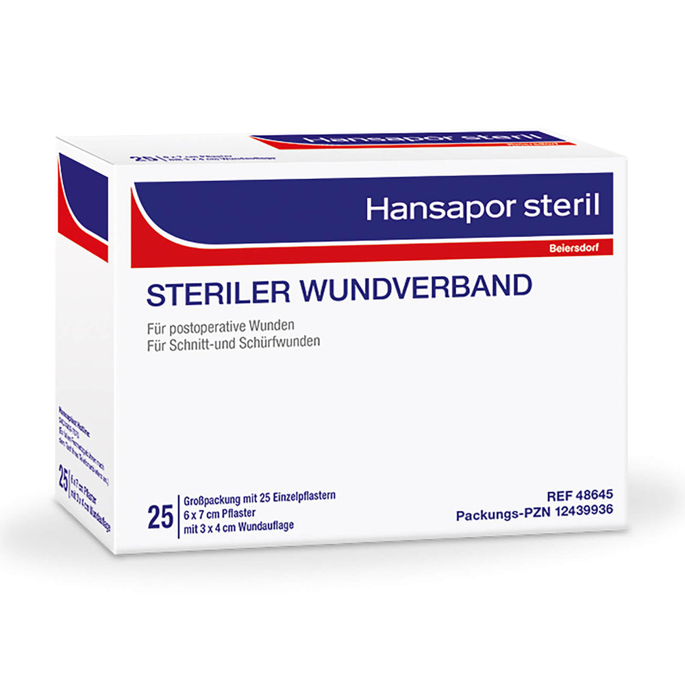 Beiersdorf Hansapor steril Wundverband (25 Stck.)