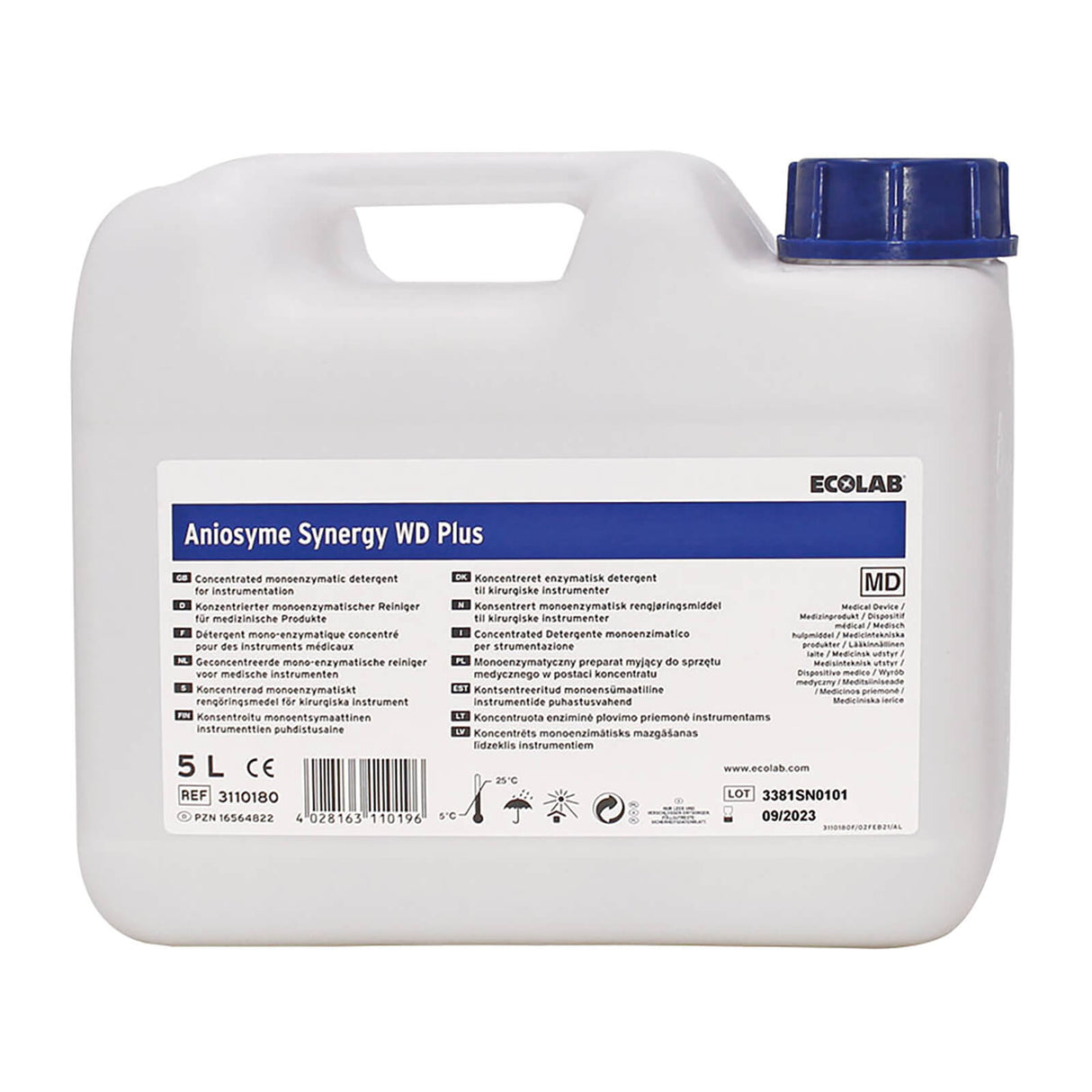 Ecolab Aniosyme Synergy WD Plus 5 Ltr. Instrumentenreiniger