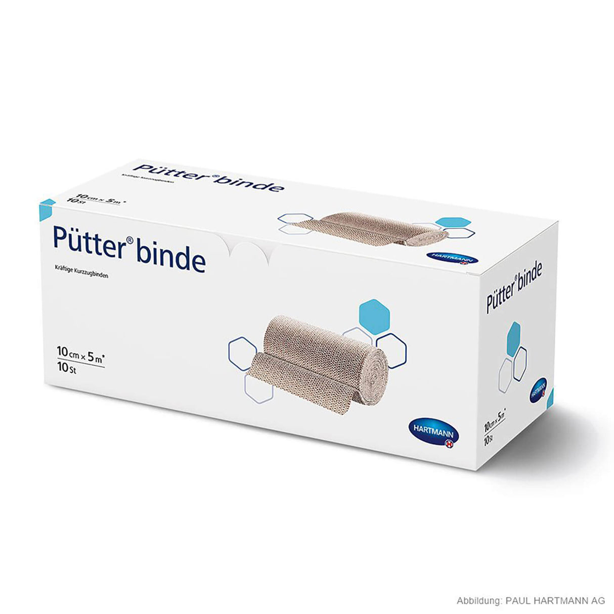 Hartmann Pütterbinden 5 m x 10 cm lose (10 Stck.)