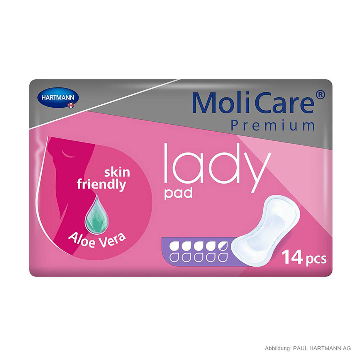 Hartmann MoliCare Premium lady pad 4,5 Tropfen Inkontinenzeinlagen (14 Stck.)