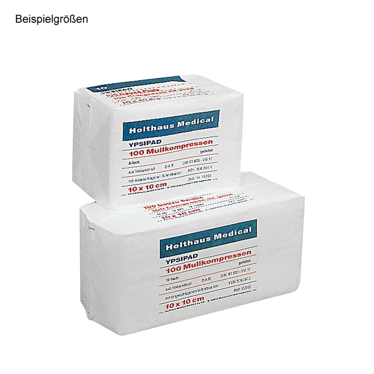 Holthaus Medical YPSIPAD Mullkompressen 8-fach unsteril (100 Stck.)