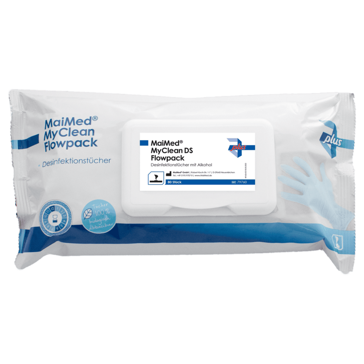 MaiMed MyClean® DS Schnelldesinfektionstücher 120 Stück