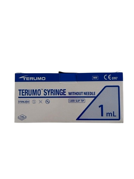 Terumo Tuberkulinspritze 1 ml, ohne Kanüle, 100 Stück