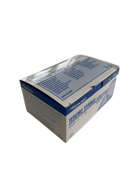 Terumo Tuberkulinspritze 1 ml, ohne Kanüle, 100 Stück