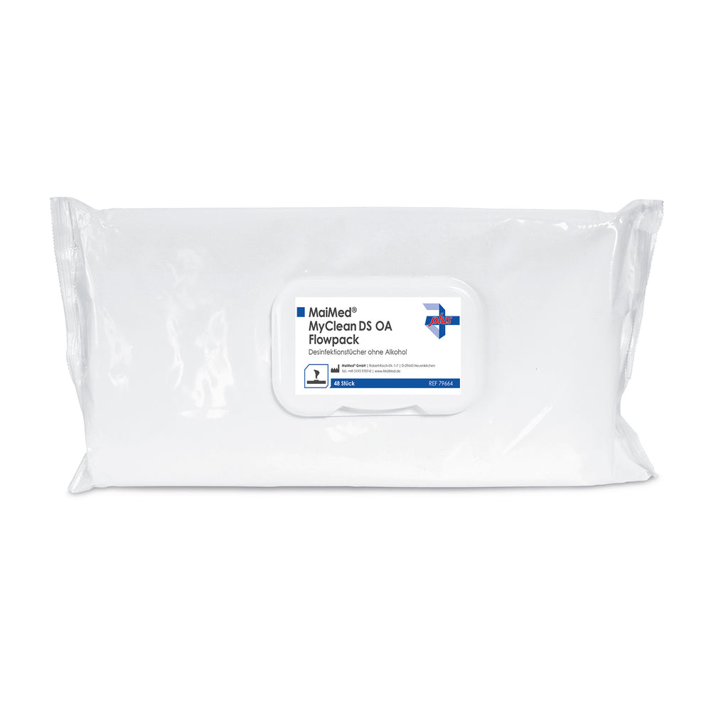 MaiMed® MyClean DS OA Flowpack Desinfektionstücher 48 Tücher 28 x 30 cm