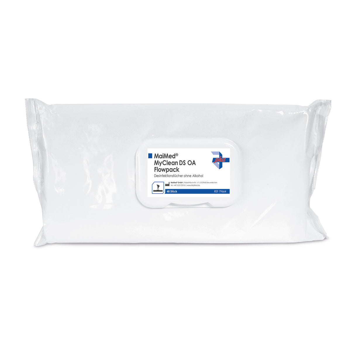 MaiMed® MyClean DS OA Flowpack Desinfektionstücher 48 Tücher 28 x 30 cm