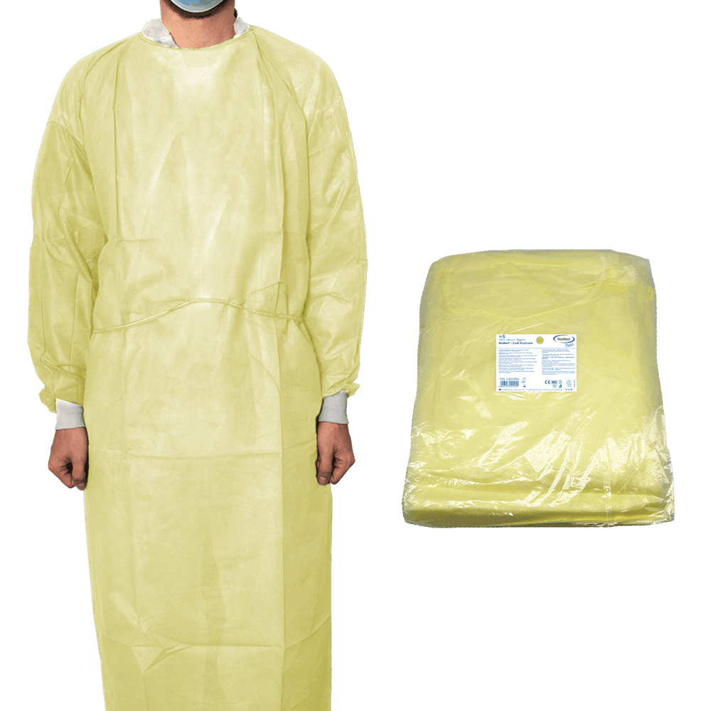 MaiMed® Coat ViruGuard Schutzkittel gelb 10 Stck.