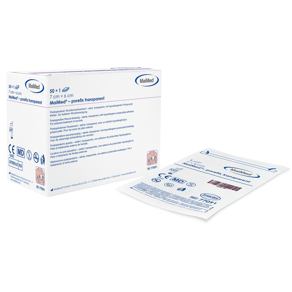 MaiMed® porefix transparent Wundschnellverband