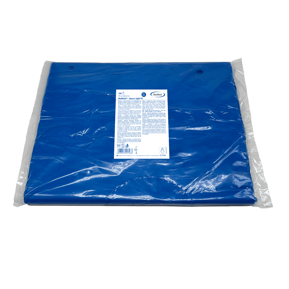 MaiMed® Apron Heavy PE Schürze aus PE 75 x 125 cm 50 Stck.
