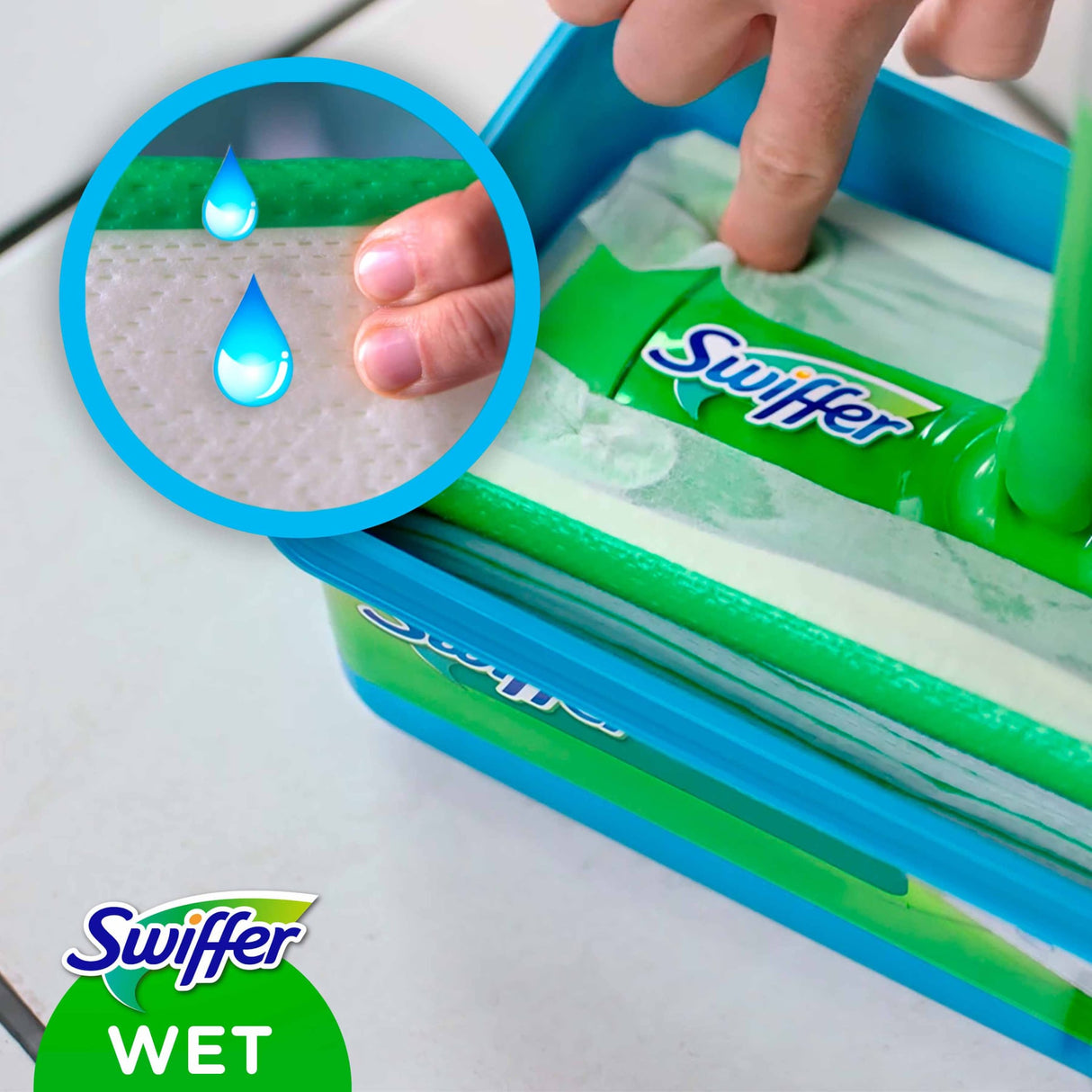 Swiffer Wet Wischtücher Nachfüllpackung mit Schrubbstreifen – Ansicht 13