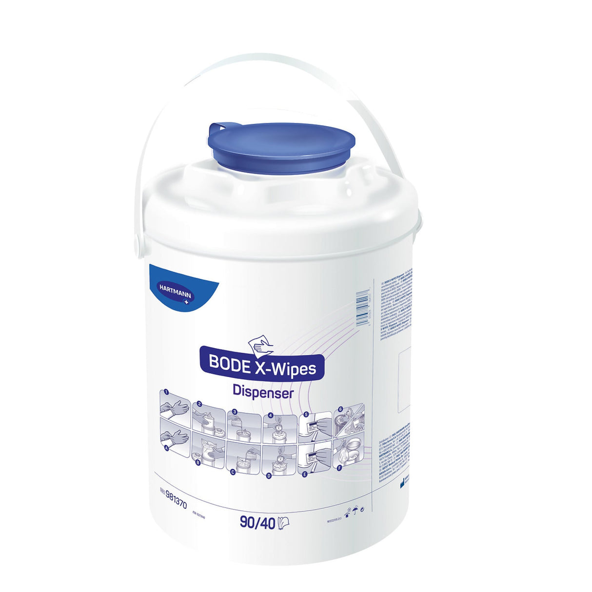 Bode X-Wipes Vliestuchspender – Entnahmesystem blau
