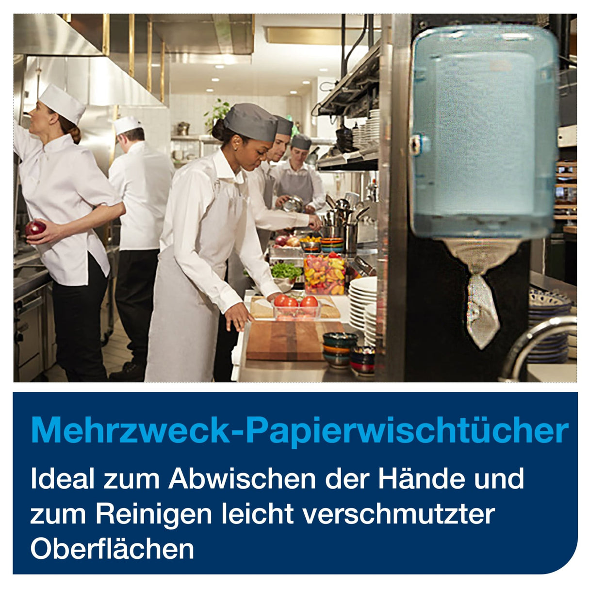 Tork Reflex Papierwischtuch, 1-lagig, weiß, für Innenabrollungsspender – Ansicht 8