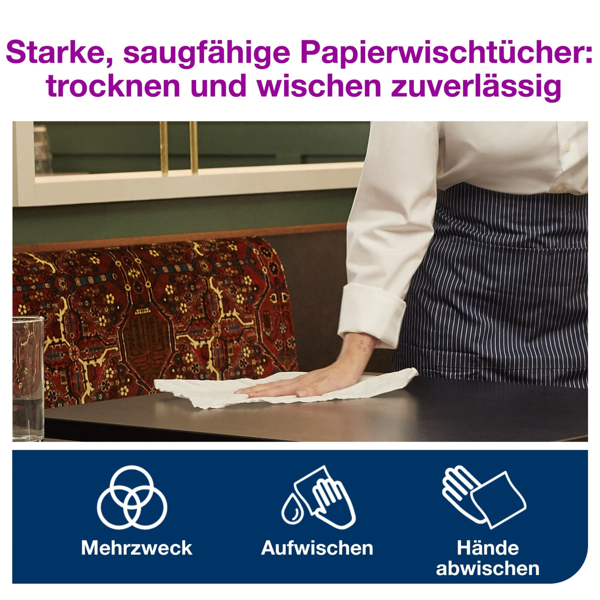 Tork Reflex Papierwischtuch 2-lagig, M4, extra stark – Ansicht 5