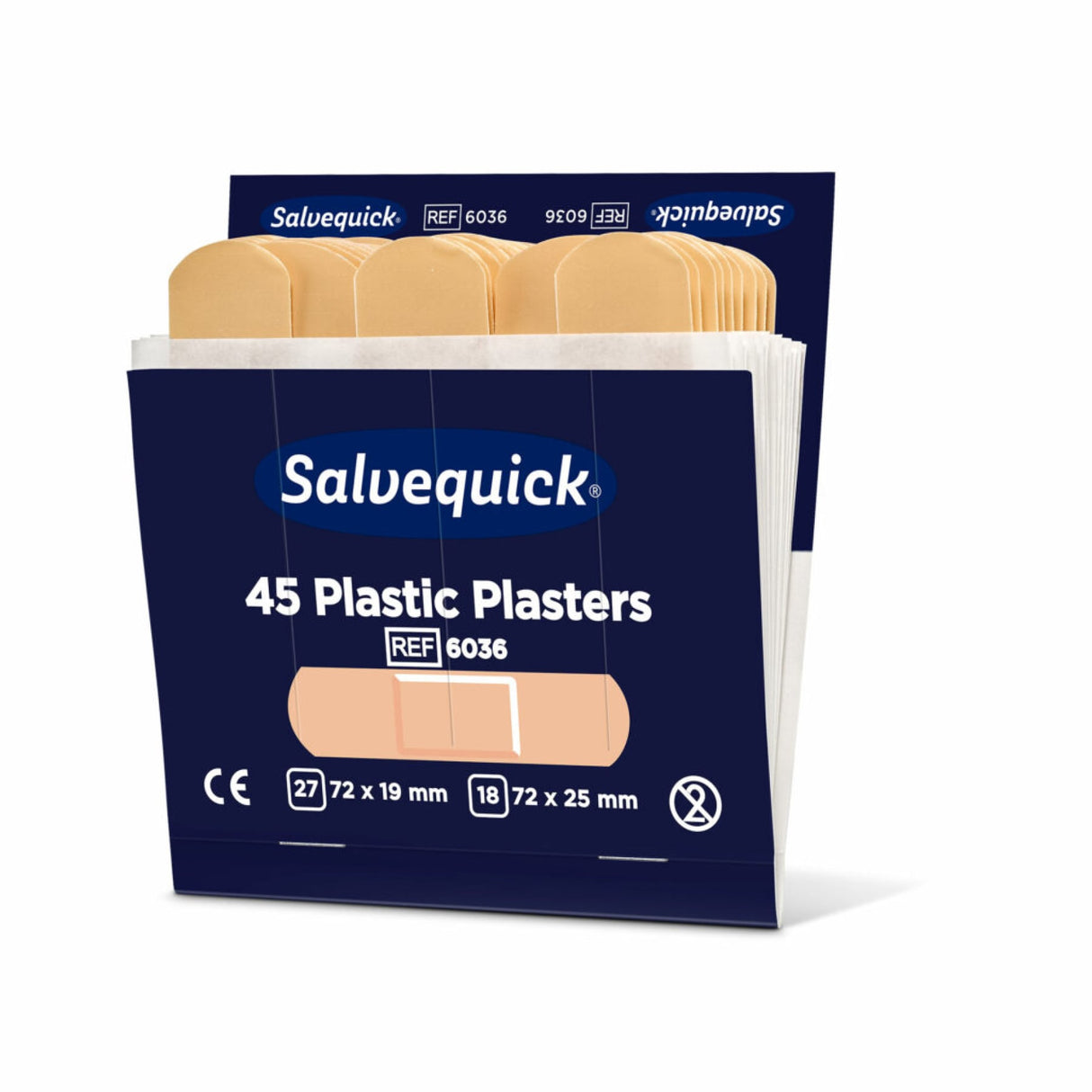 Cederroth Salvequick Plastic Pflaster, elastisch und wasserabweisend – Ansicht 3