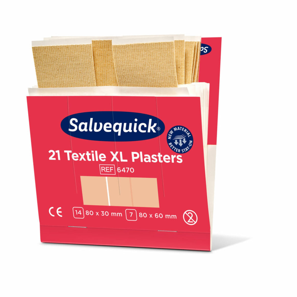 Cederroth Salvequick Textilpflaster XL, extra groß – Ansicht 3