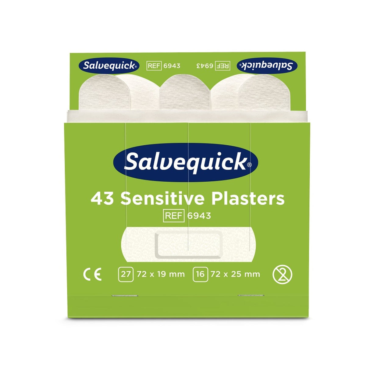 Cederroth Salvequick Sensitive Pflaster für empfindliche Haut